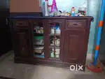 Small cabinet, folding bed, dressing table