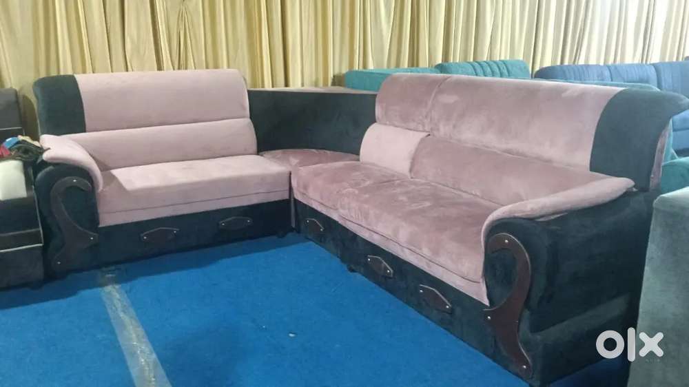 L shape sofa luxury model