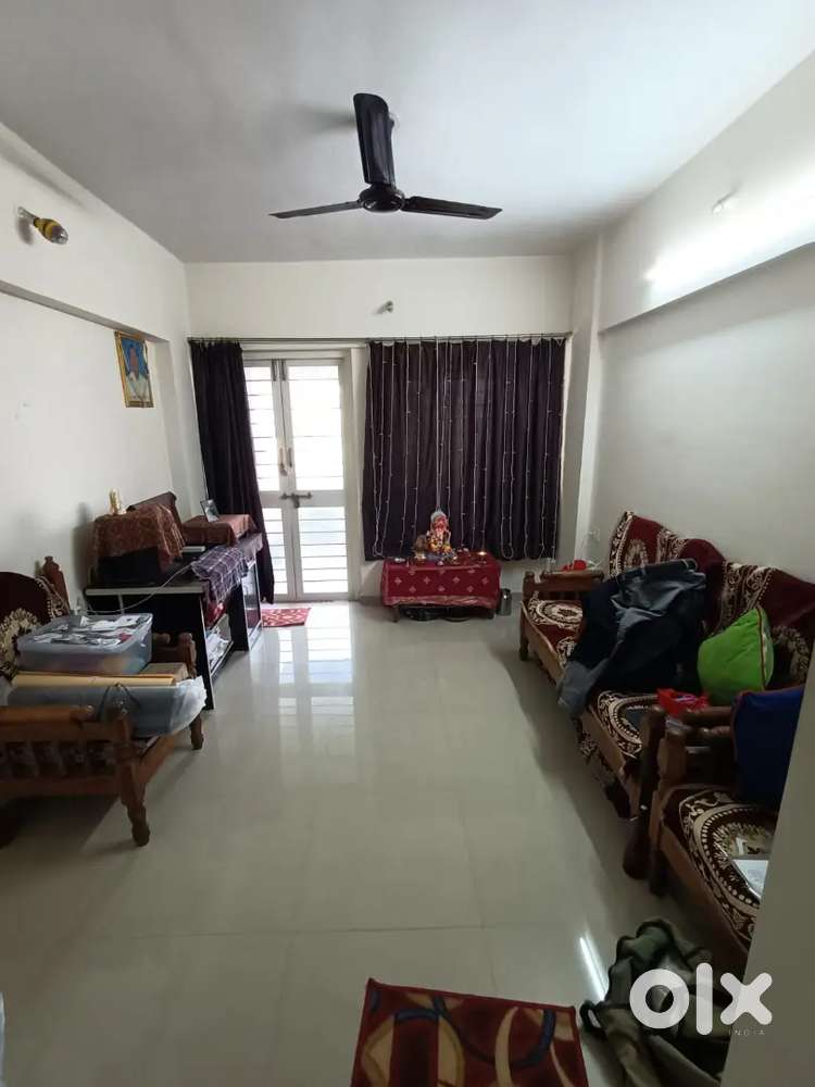 2 BHK flat with 2 huge balconies.