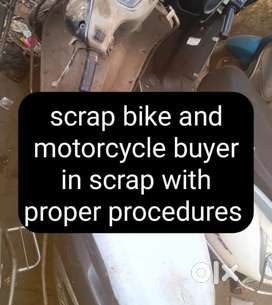 Old scrap two wheeler bike motorcycle buyer