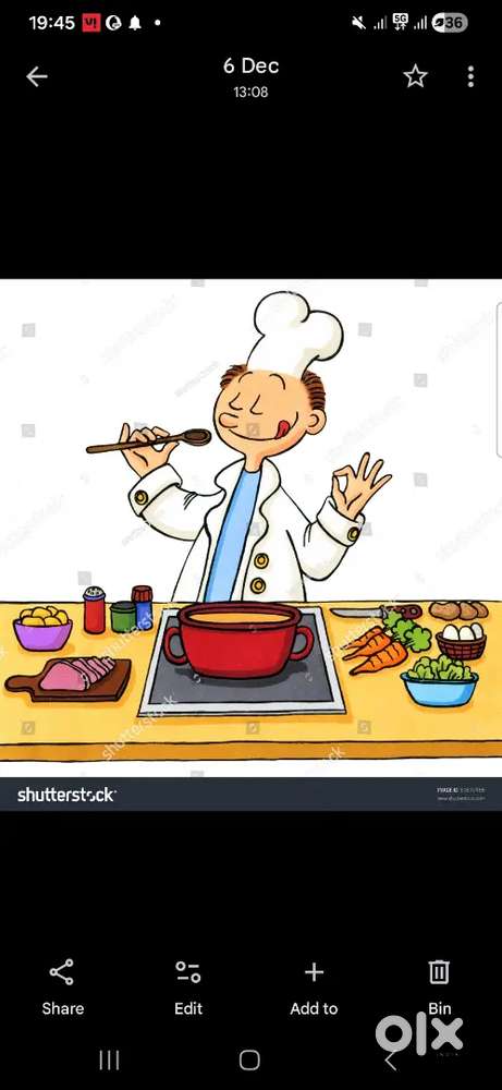 ബാംഗ്ലൂരിലെ വീട്ടിലേക്ക്  കുക്കിനെ ആവശ്യമുണ്ട്