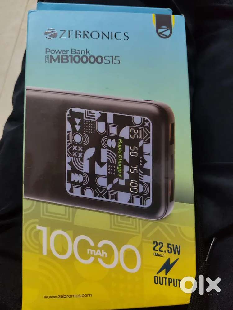 Zebronics 10000 mAh power bank