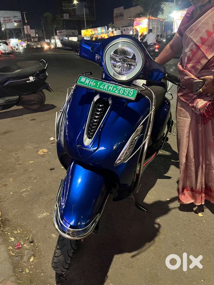 Bajaj chetak premium 2413 battery changed all new