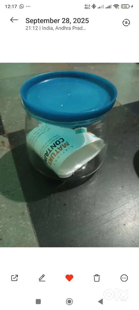 New gift containers singal cost 35 total-150