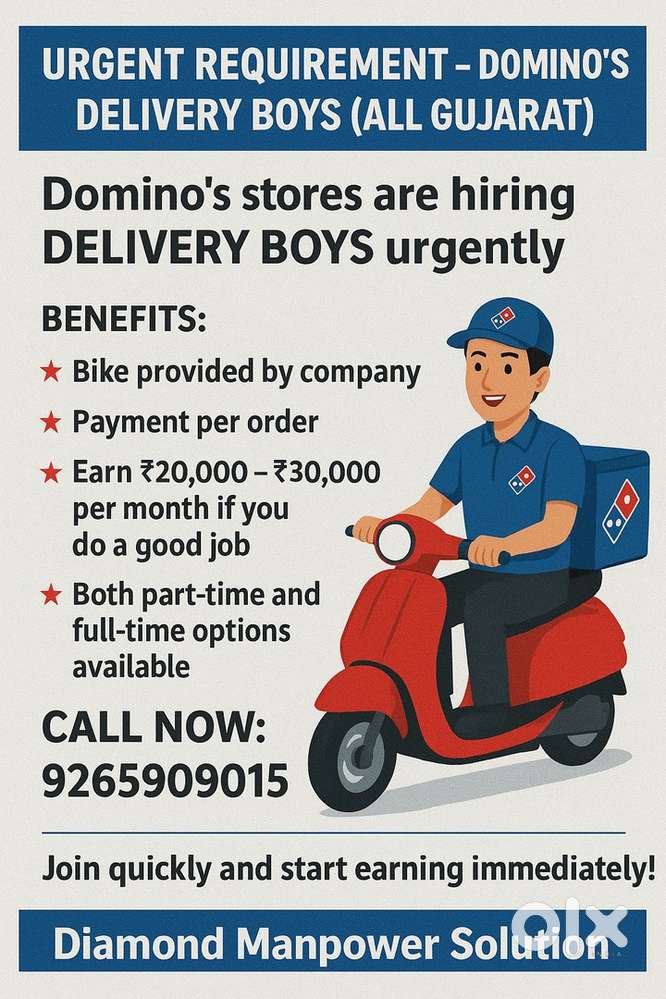 Dominos delivery boys