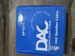 High end speaker cable, DAC SPY211