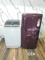 Samsung 5 star rating double door refrigerator and washing machine