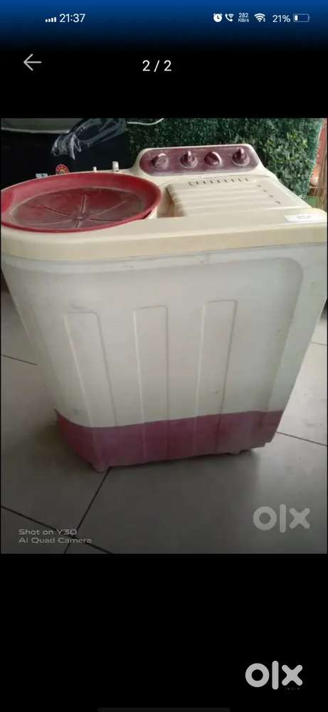 semi automatic Whirlpool machine