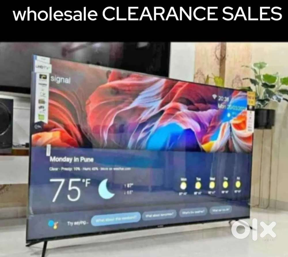 GRAND OPENING DISCOUNT SALES SONY SMART LATEST ANDROID 4k LED TV
