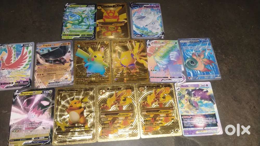 Pokémon Golden & Normal Cards – Collector Edition (14 Cards)