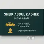 Acting driver for all cars( no demands, customer convenice first.