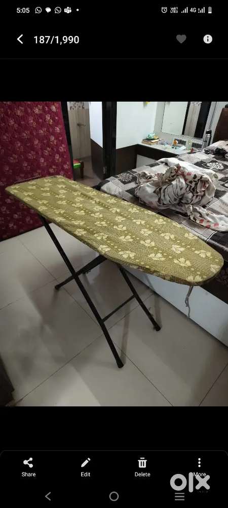 Ironing stand rarely used
