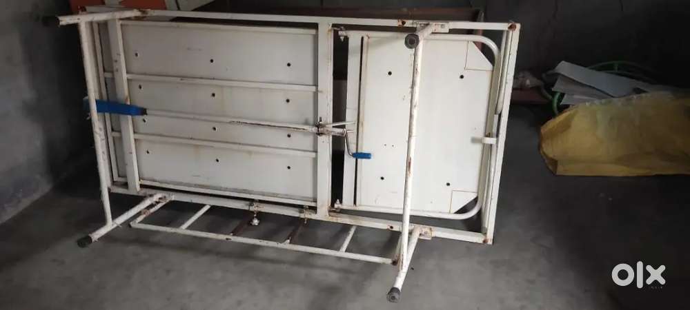 Tv with cabinet and patient bed