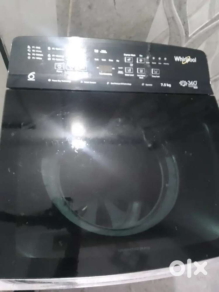 Whirlpool top loded washing machine
