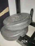 Gym equipment with bench and set
