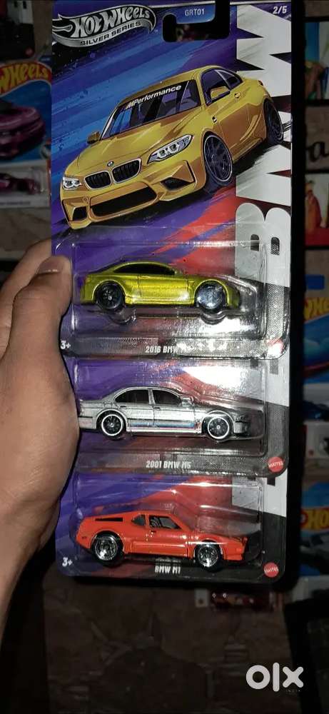 BMW silver series hot wheels hotwheels pack of 3