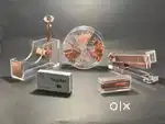 premium stationery set rose gold & acrylic office supplies urgent sale