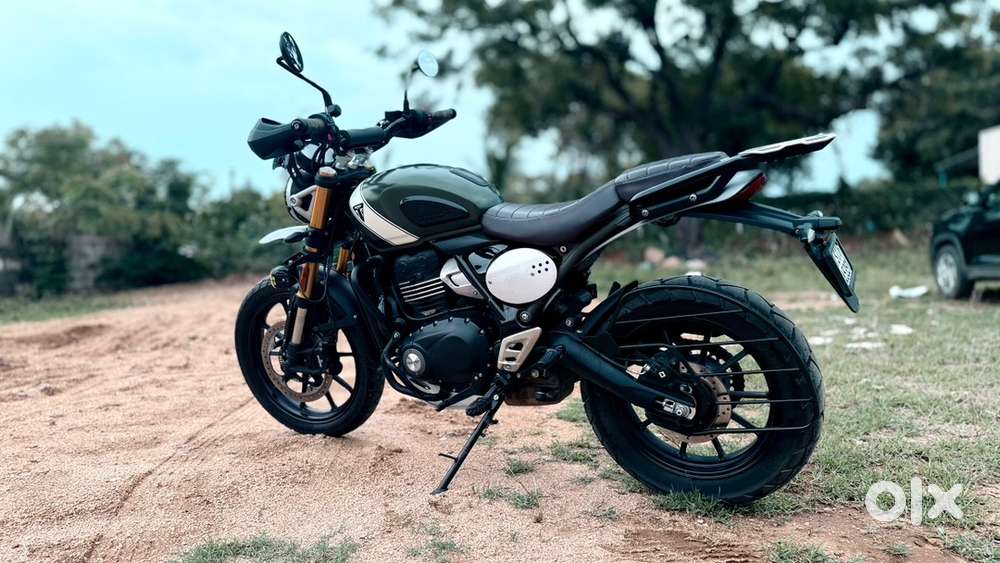 Triumph Scrambler 400 X Matt Khaki Green