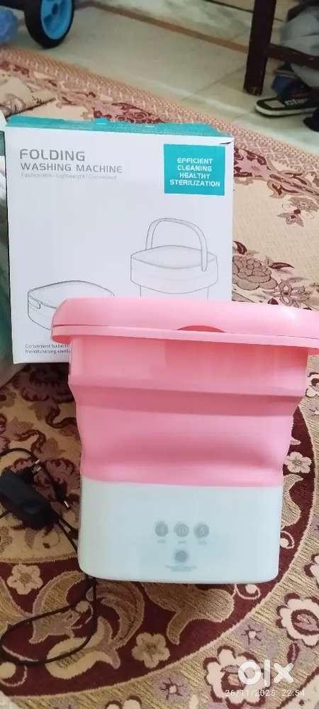 Folding washing machine