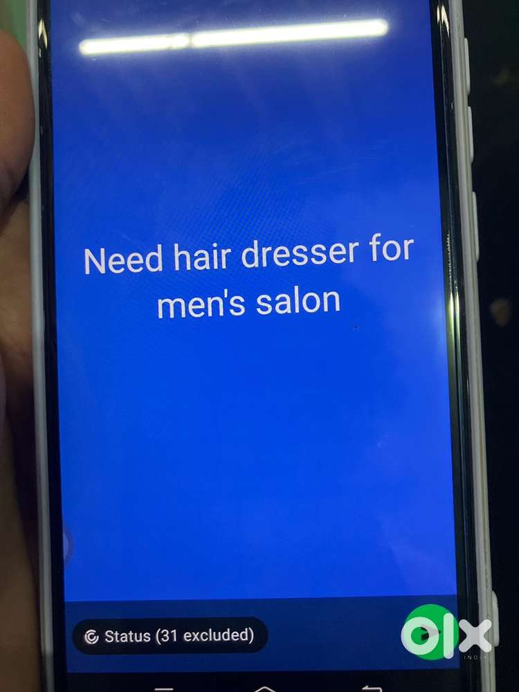 Need hair dresser for men’s salon at Vepampattu