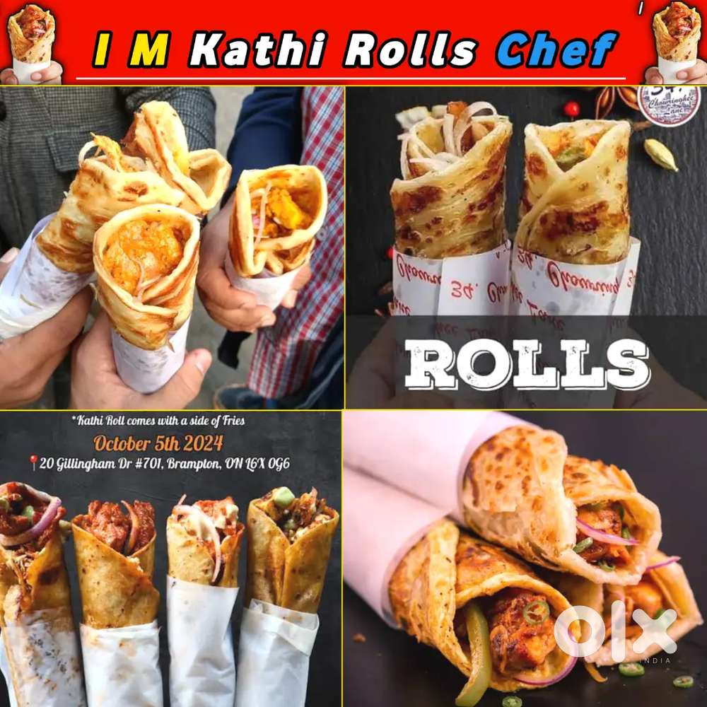 I'M Kathi Roll Master, I M Lacha Roll Cook, I M Roll Chef,