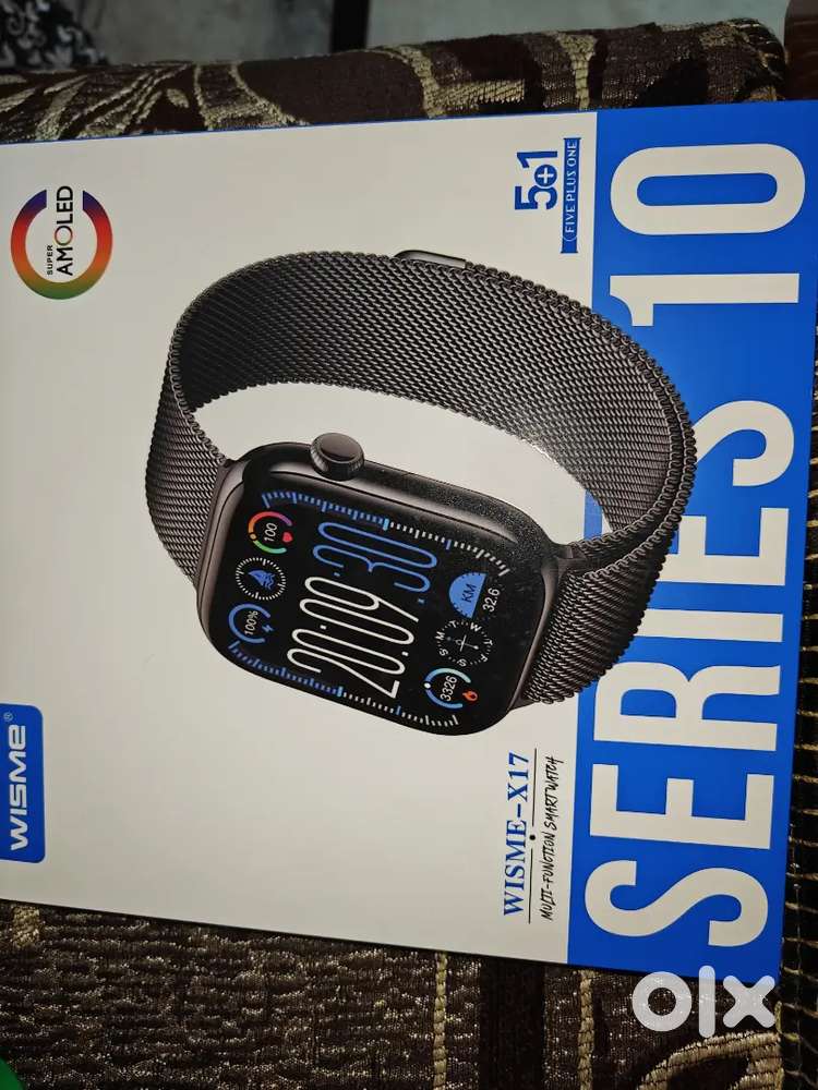ARGENT SELL Wisme-x17series 10 smart watch with extra five belts+cable