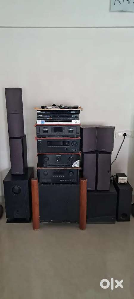 Onkyo 7.1 AV Receiver TX-SR 444 with Speaker package