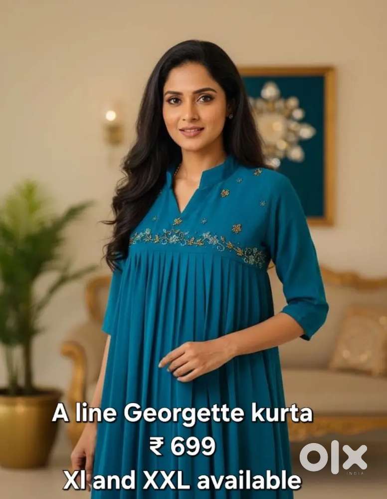 Georgette A line kurta