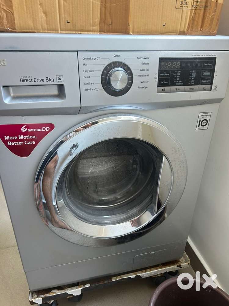 LG 8kg front load fully automatic inverter washing machine