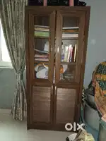 Wooden book cupboard