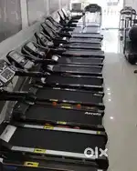 All gym equipment treadmill and exercise cycle available