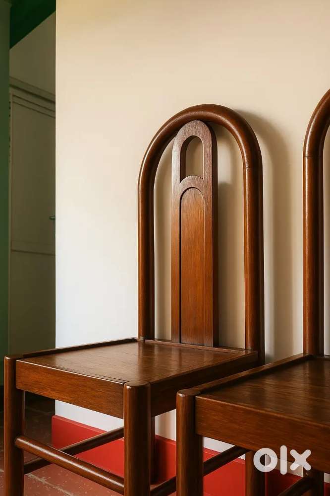 Dinning Chairs Set(6pcs)-Wooden Rack(Aalna)-Study Table