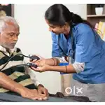Nursing staff at home
