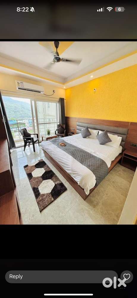Delux preimum hotel for rent and lease with ganga view