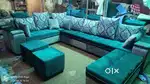 L shape sofa set