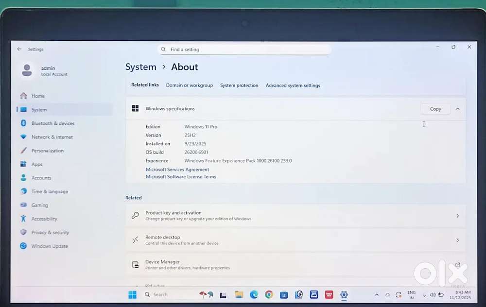 HP LAPTOP i5 8th 8/256