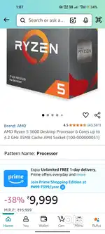 Ryzen 5 3600 processor