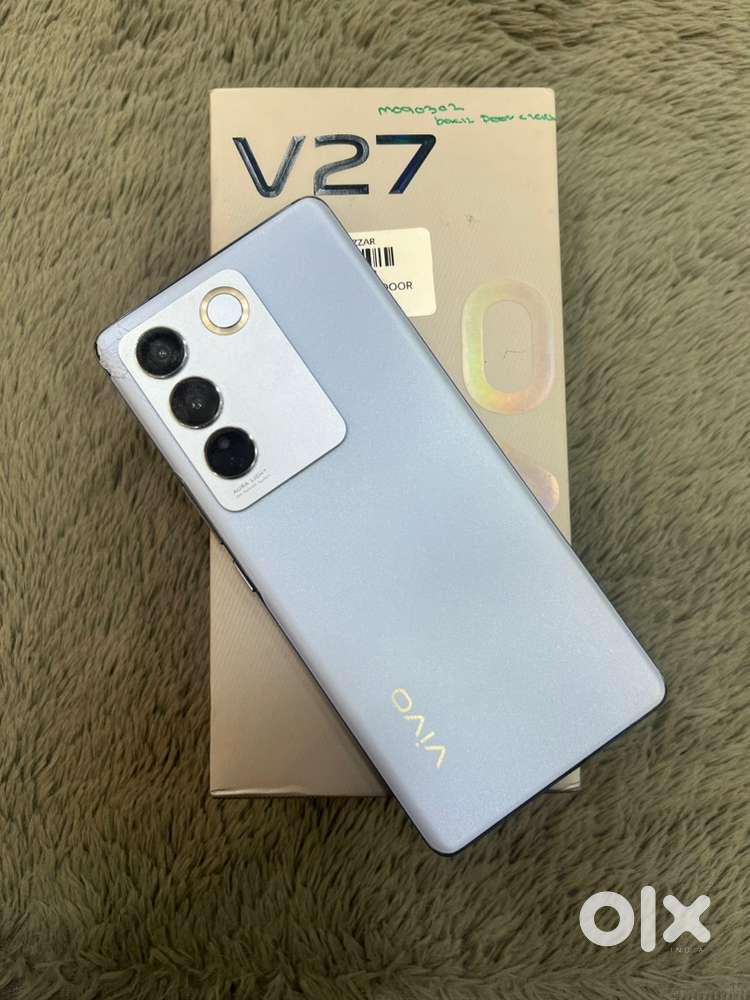 VIVO V27 (8/128GB)STORAGE BOX WITH FULL KIT GOOD CONDITION