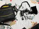 Mirrorless Nikon-Z50 camera 18-140 lens, godox flash and original bag