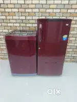 LG 190 ltrs flower model single door LG 6.5kg top load fully automatic