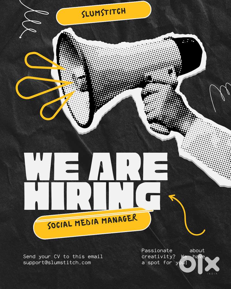 Work from home /Social Media Manager / Content  Manager – Slumstitch