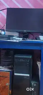 Computer with Benq 22 inch monitor