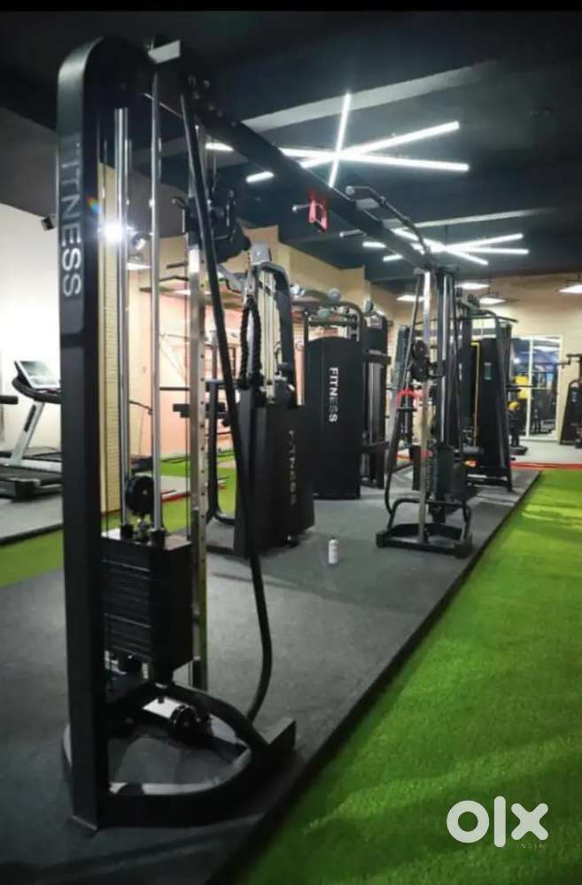 Fully commercial gym setup.