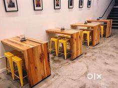Brand New cafe wooden & metal Tables & Chairs at whole sale rates