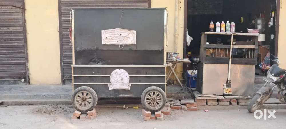 Food Cart fully decoration and lighting