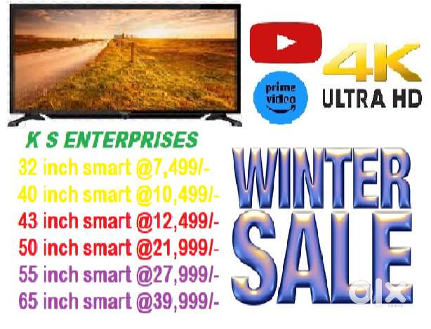 WINTER DHAMAKA SALE 40 INCHES  SMART, 4K UHD LED TV IN 10,499 ONLY.