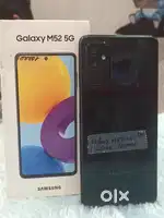 Samsung Galaxy M52 5g 6/128GB with box & charger in good condition