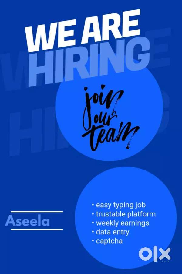 Typing jobs! Don't miss this opportunity!
