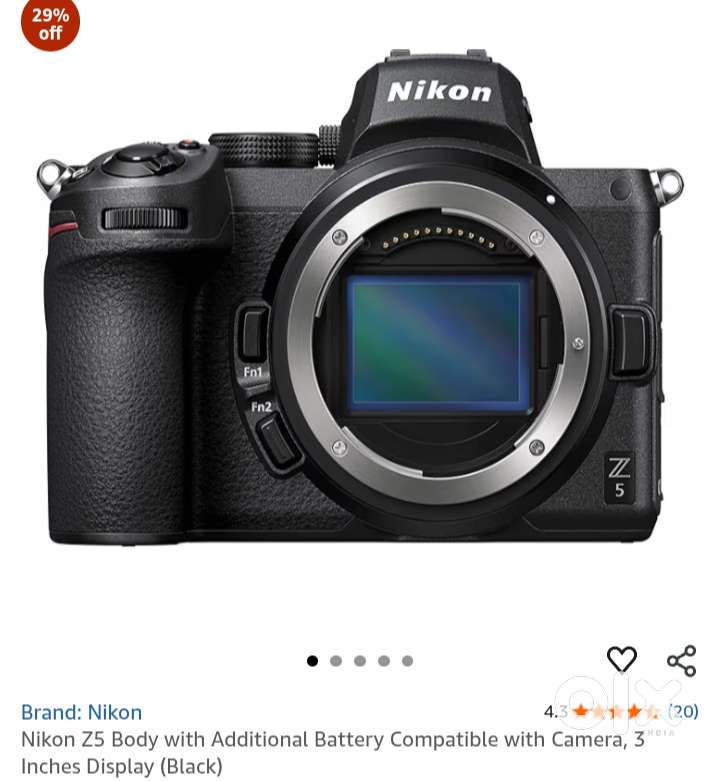 Nikon z5 body only