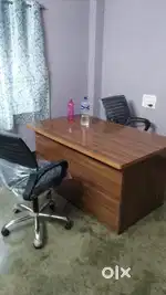 Office table and chair